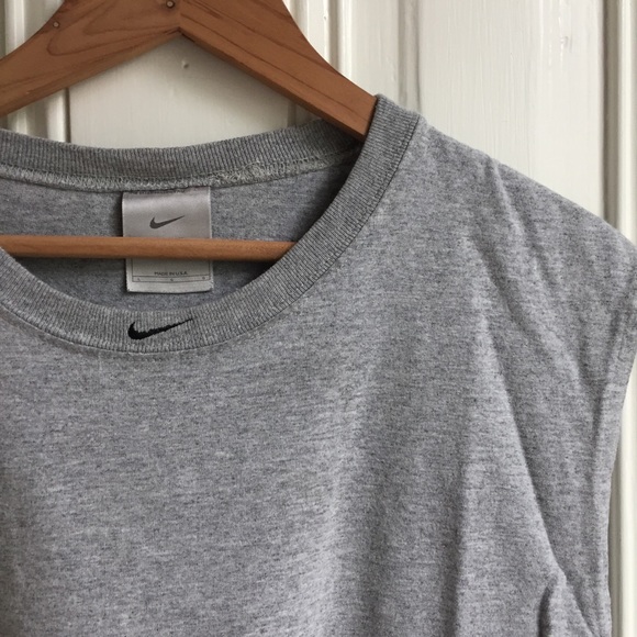 Nike Grey Cotton Short Sleeve Basketball Tank - Picture 2 of 6